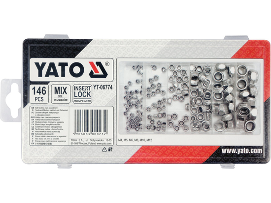 TYT-06774 GARNITURA MATICA SA OSIGURAČEM 146/1 M4,M5,M6,M8,M10,M12