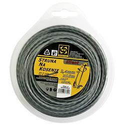 PLASTIČNA NIT ZA KOŠNJU TRAVE PROFESSIONAL 3,0mm 15m