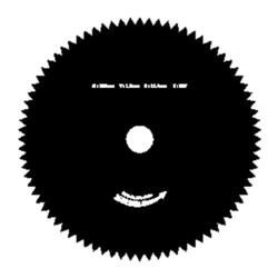 NOŽ ZA BENZINSKI TRIMER TT-BC415 80 ZUBI 255X1,6mm