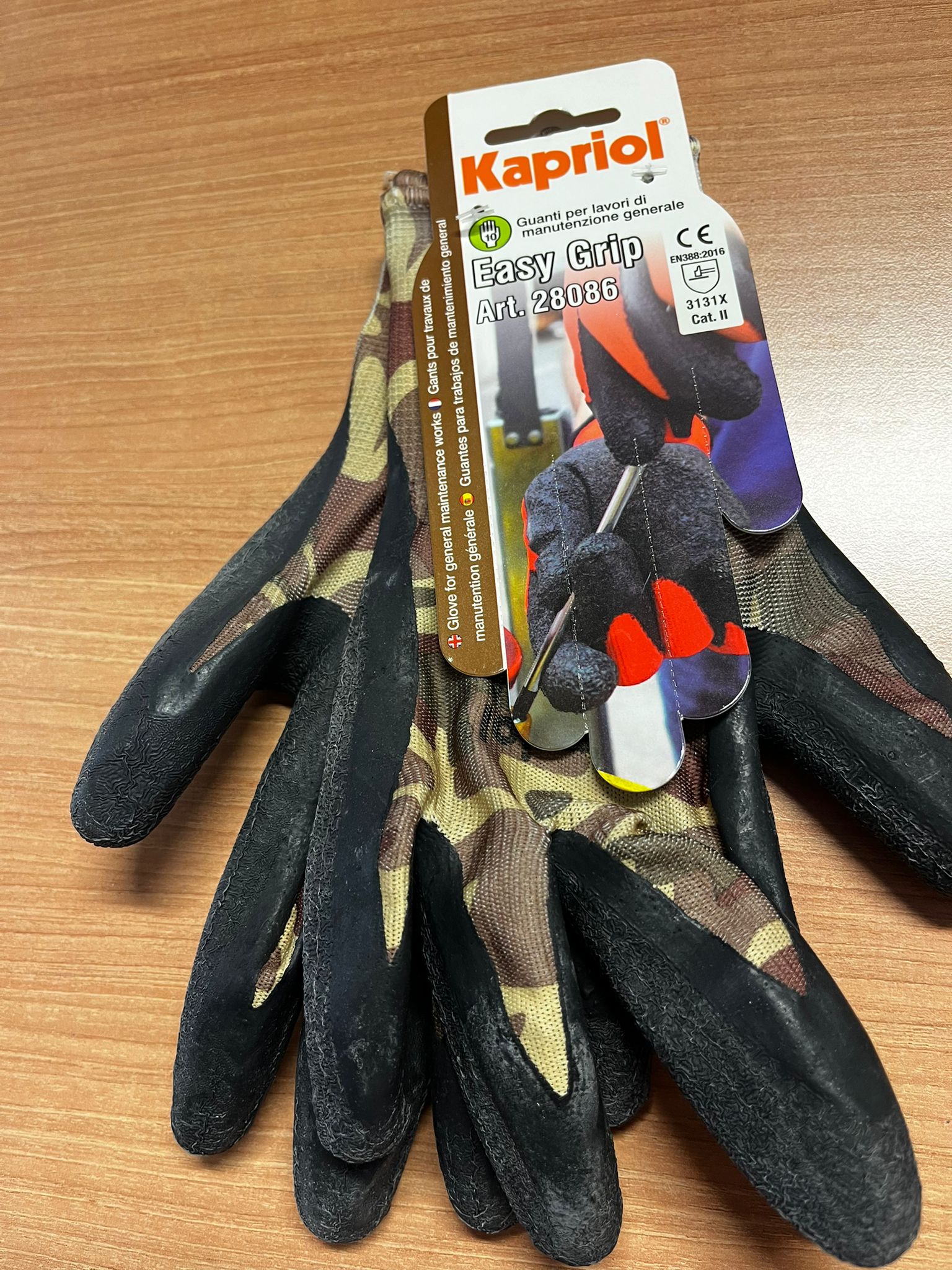 KAPRIOL RUKAVICE EASY GRIP CAMO X