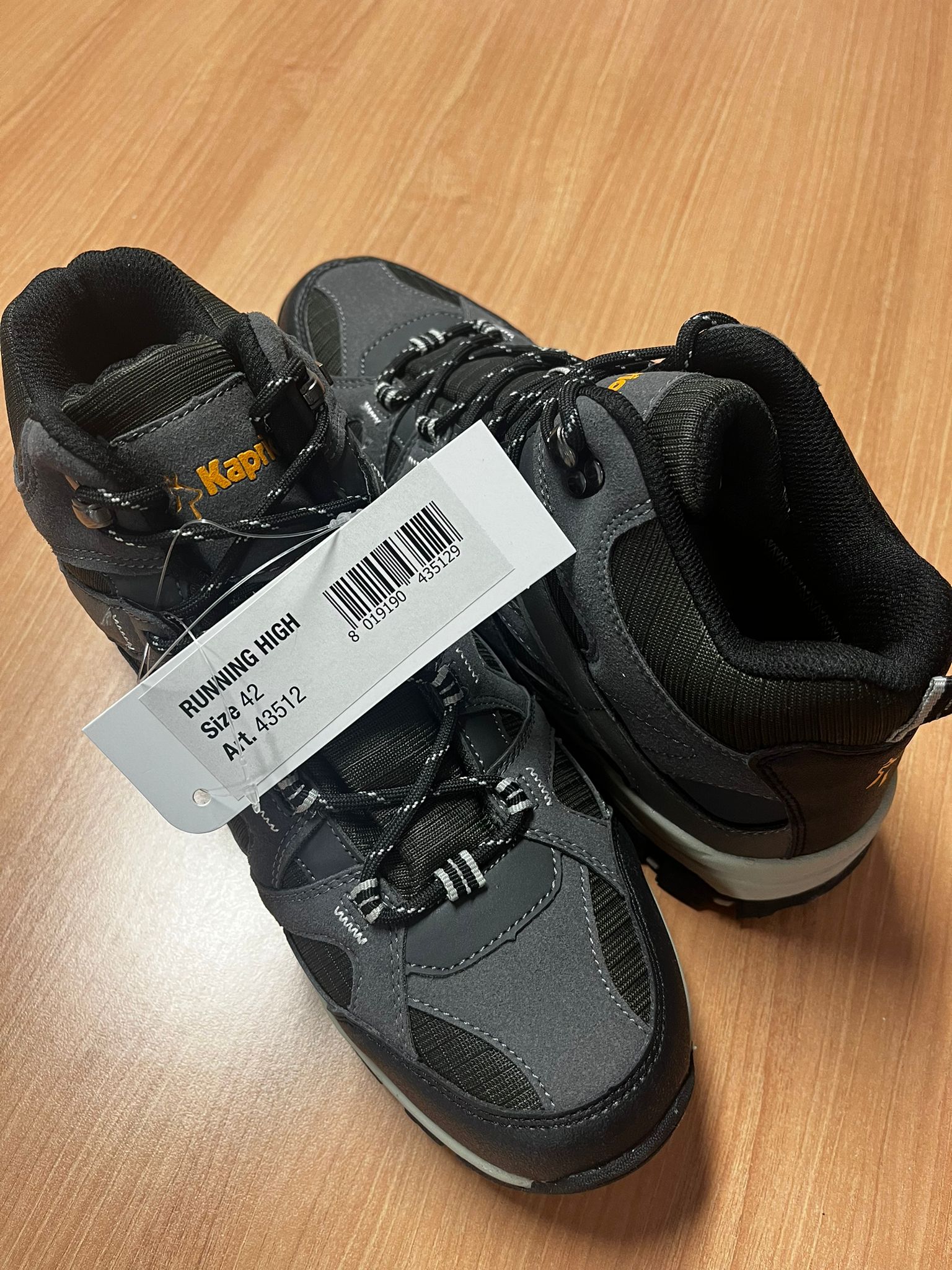 KAPRIOL ZAŠTITNA CIPELA VISOKA "RUNNING" CRNA BEZ KAPICE BR. 42