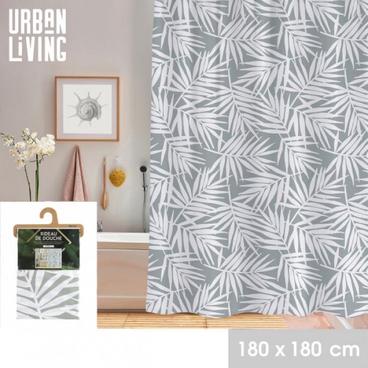 F153319 ZAVJESA ZA TUŠ JUNGLE 180X180 CM