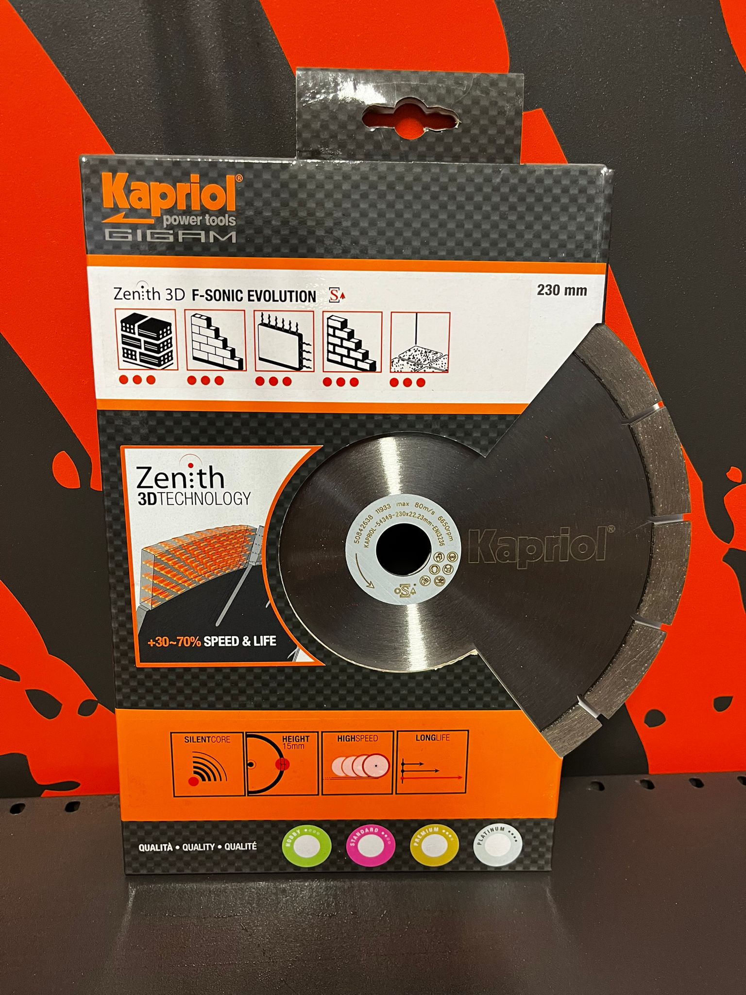 KAPRIOL DIJAMANT REZNA PLOČA 230X22,2