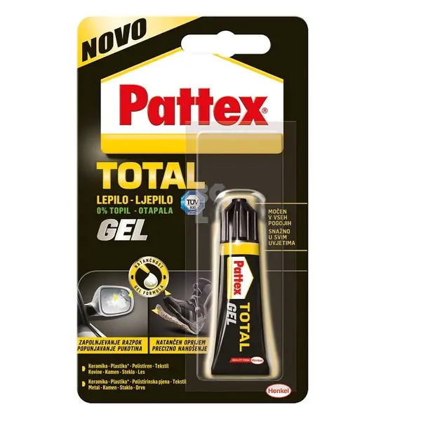 1809144 PATTEX TOTAL GEL 8g TRANSPARENT