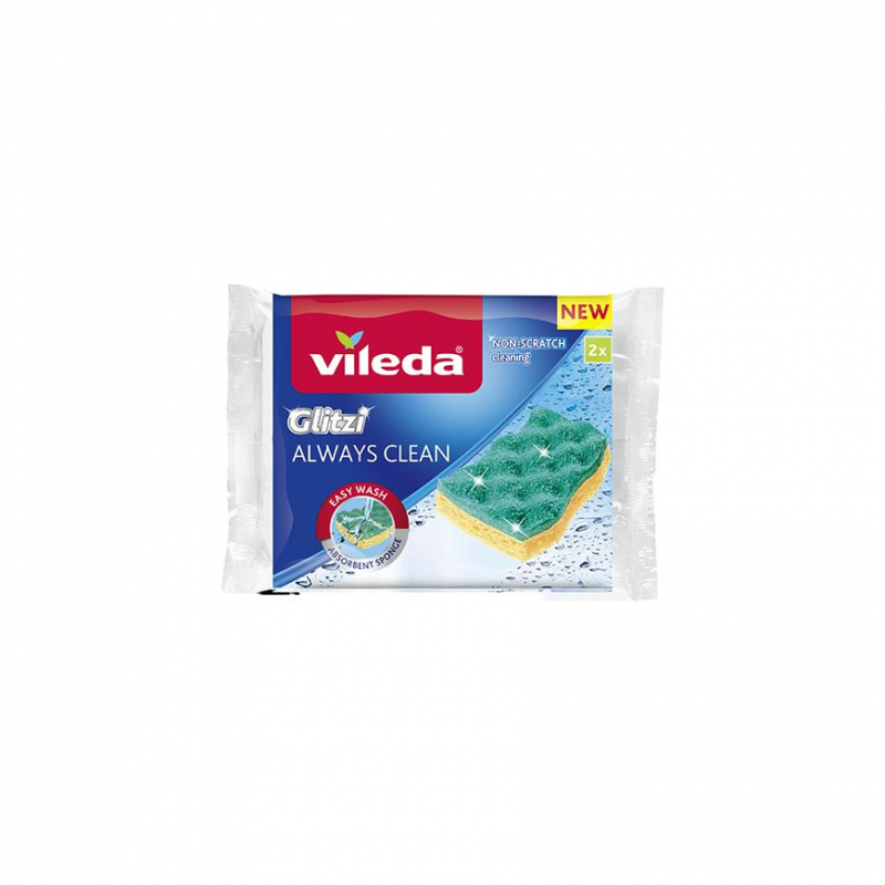 ST2211697 VILEDA SPUŽVA ZA PRANJE POSUĐA GLITZI 2/1