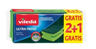 ST2211920 VILEDA ULTRA FRESH SPUŽVA ZA PRANJE POSUĐA 2+1