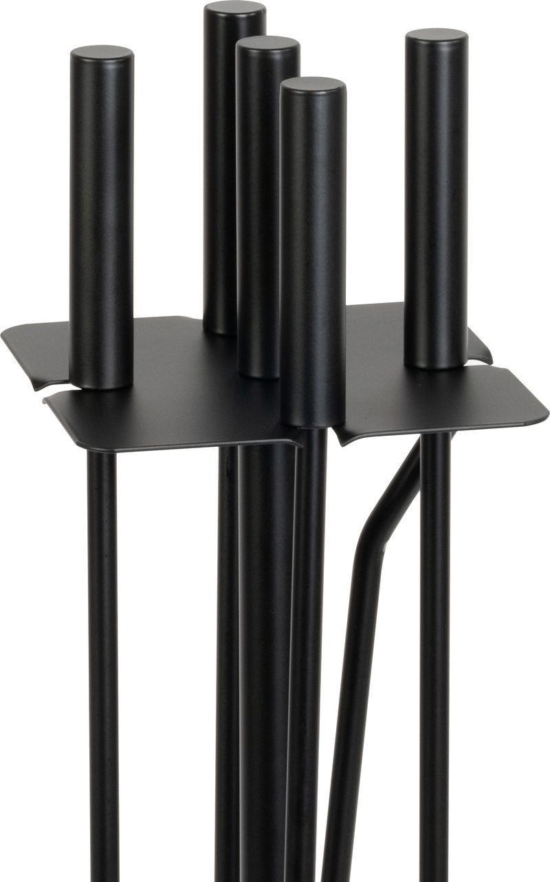 ST221379 SET ZA KAMIN, 4/1, CRNI, 81 CM