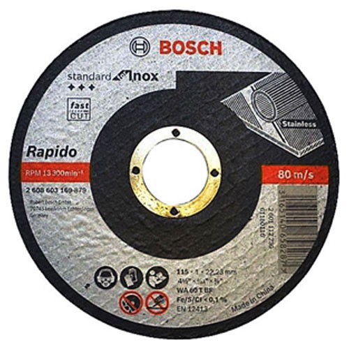 BOSCH REZNA PLOČA 115X1X22 INOX