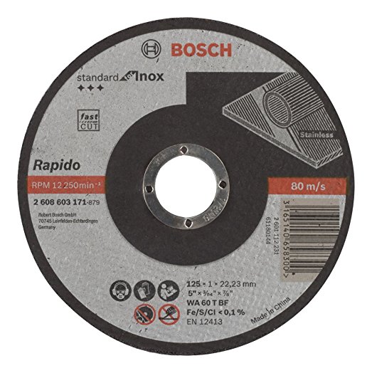 BOSCH REZNA PLOČA 125X1X22 INOX