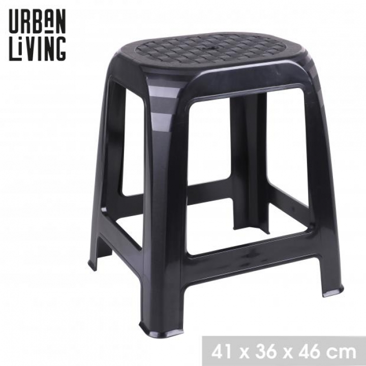 F51015 STOLAC CRNI PLASTIČNI 41X36X46 CM