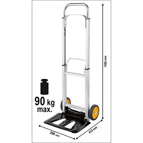 KOLICA TRANSPORTNA AL 90 kg TELESKOP FI 150 MM PP+EVA