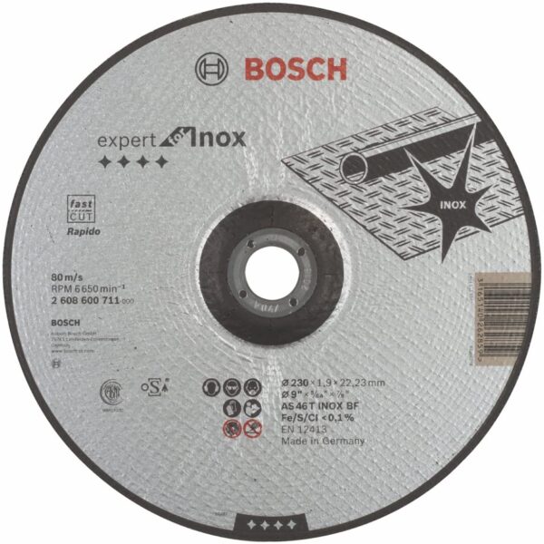 BOSCH REZNA PLOČA 230X1,9X22 INOX