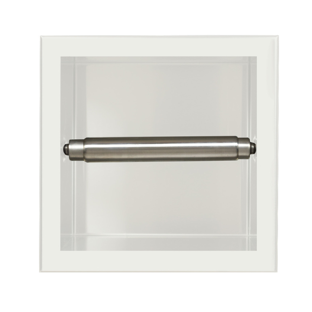 PB-WH1 BALNEO UGRADBENI DRŽAČ PAPIRA 1 BIJELI 17,3X17,3X8,6 cm
