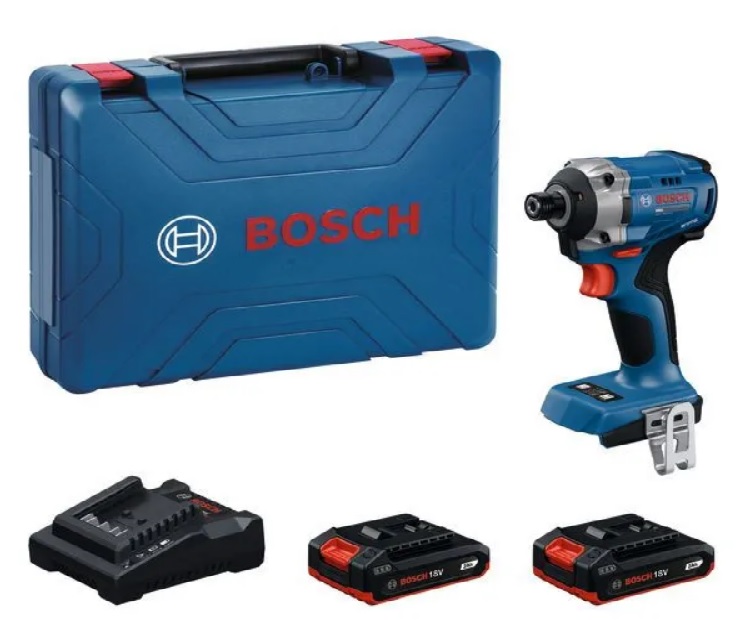 06019MS022 BOSCH GDS 18V-350 AKU UDARNI STEZAČ 2X4,0Ah KOFER