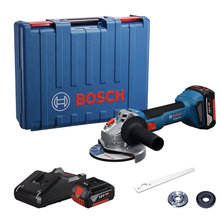 06019N9020 BOSCH GWS 18V-8 AKU KUTNA BRUSILICA 2X4,0Ah