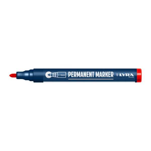 LYRA MARKER S OKRUGLIM VRHOM CRVENI 1-4MM 1/1