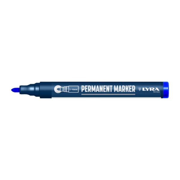 LYRA MARKER S OKRUGLIM VRHOM PLAVI 1-4MM 1/1