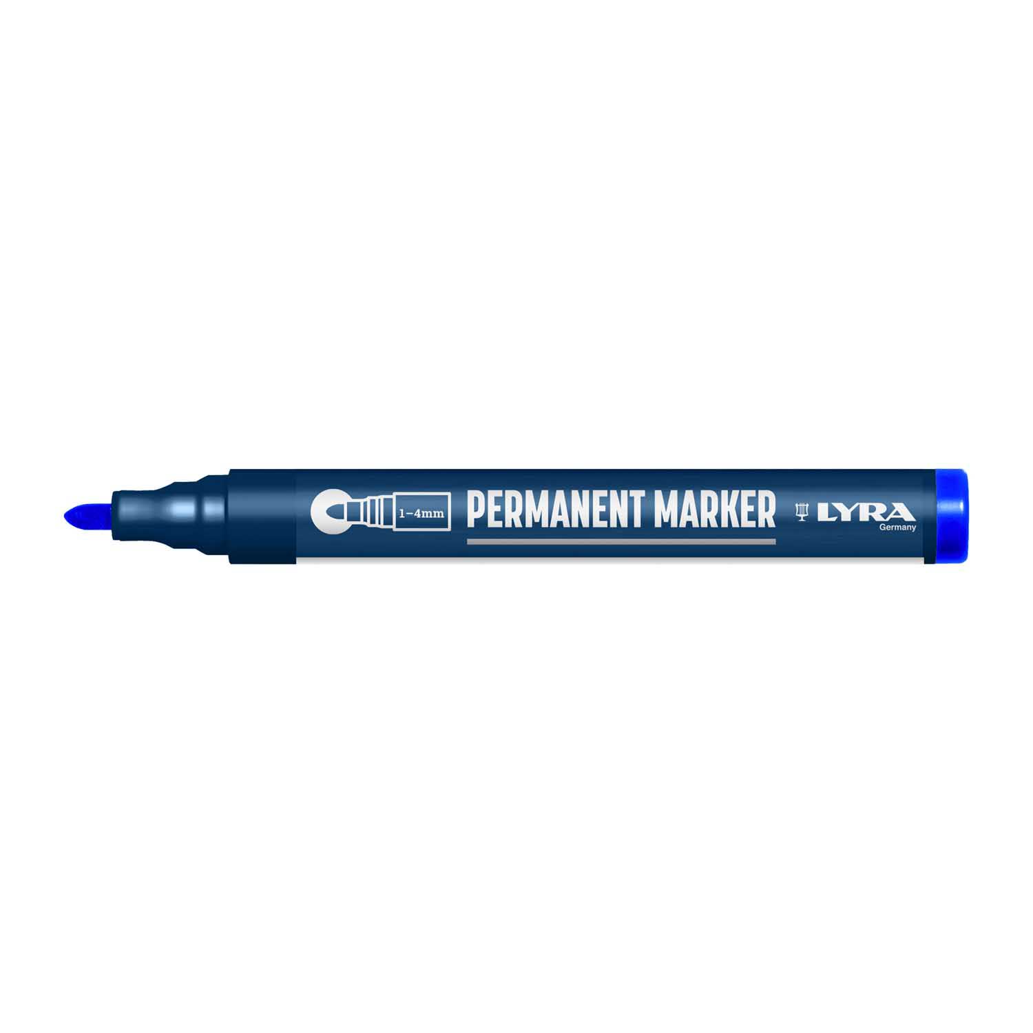 L4020051 LYRA MARKER S OKRUGLIM VRHOM PLAVI 1-4MM 10/1