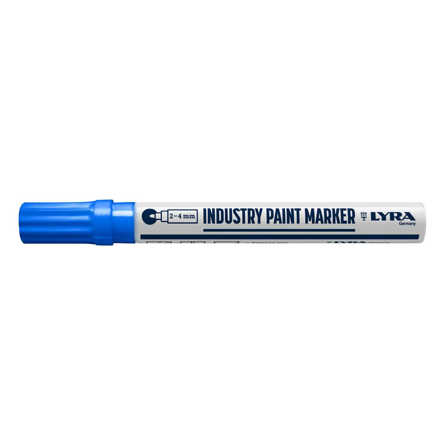 2,7 LYRA INDUSTRIJSKI MARKER S OKRUGLIM VRHOM 400°C PLAVI 2-4MM 1/1