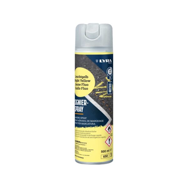 LYRA MARKER SPREJ FLUORESCENTNO ŽUTI 500ML 1/1