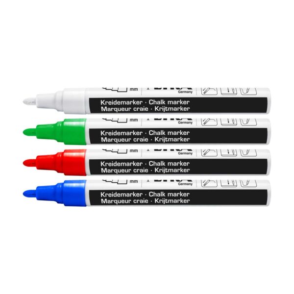 LYRA MARKER S TEKUĆOM KREDOM 2-4MM ČETIRI BOJE 4/1