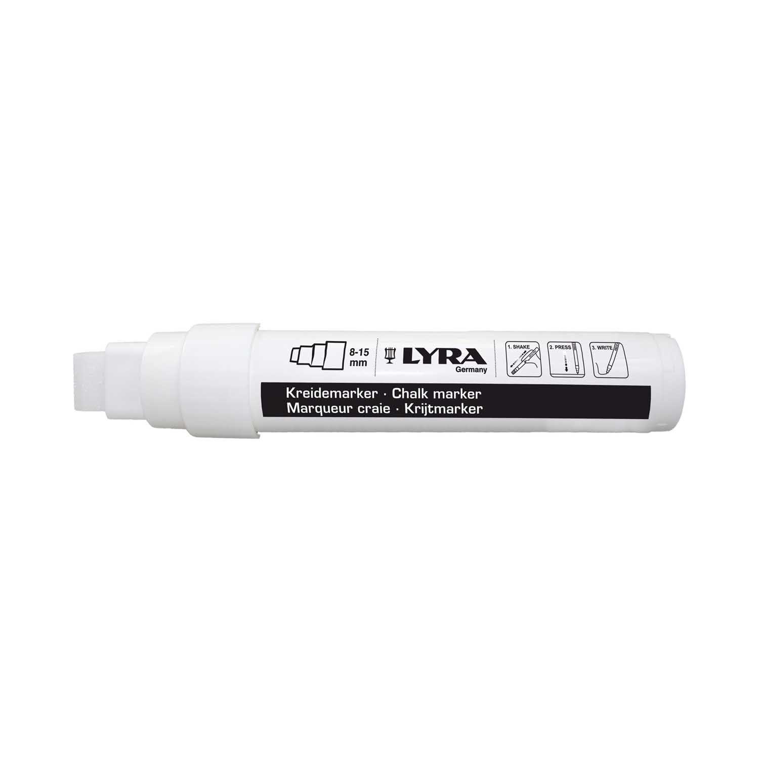 L4420001 LYRA MARKER SA TEKUĆOM KREDOMU 8-15MM BIJELI 1/1