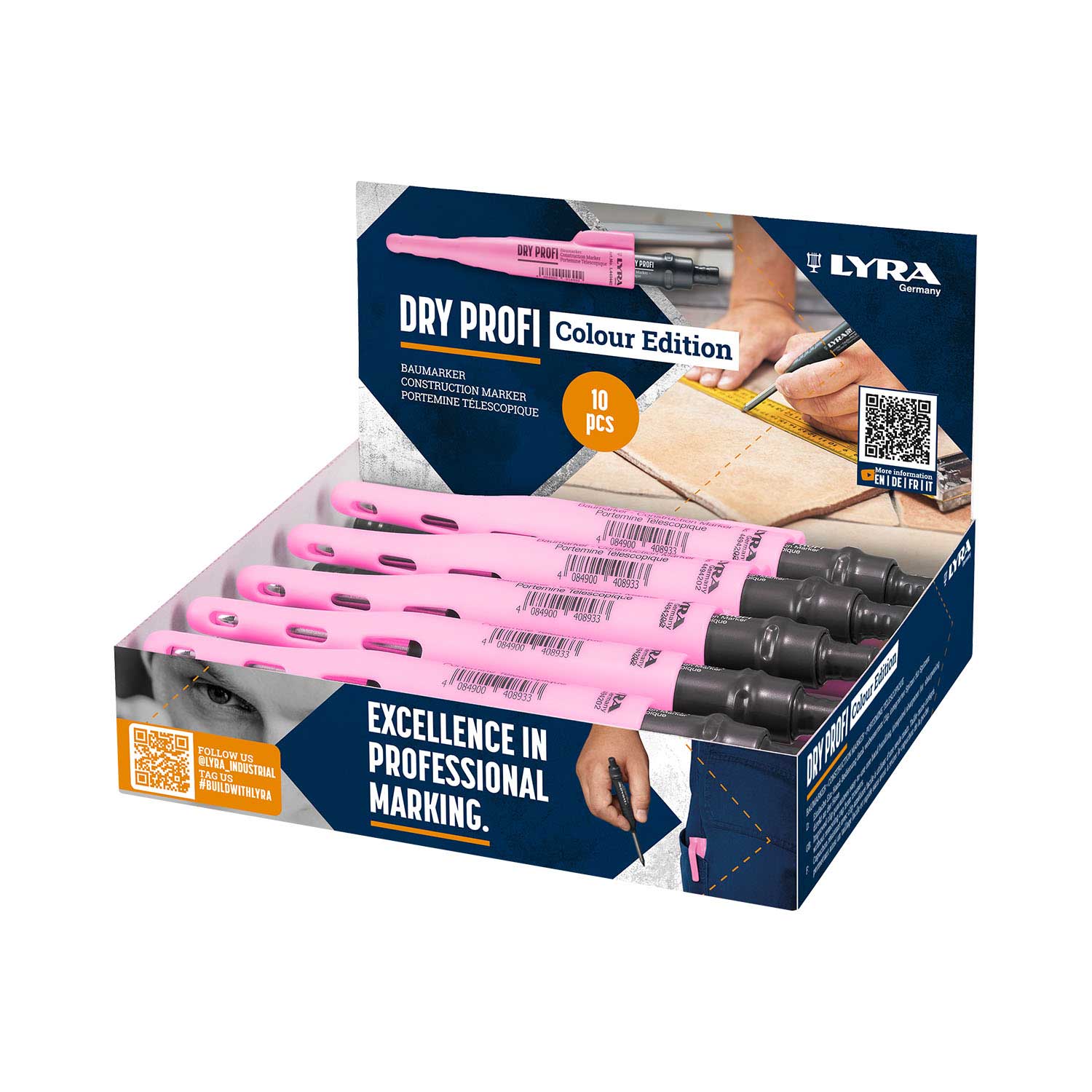 L4494402 LYRA AUTOMATSKA GRAĐEVINSKA OLOVKA PINK 10/1