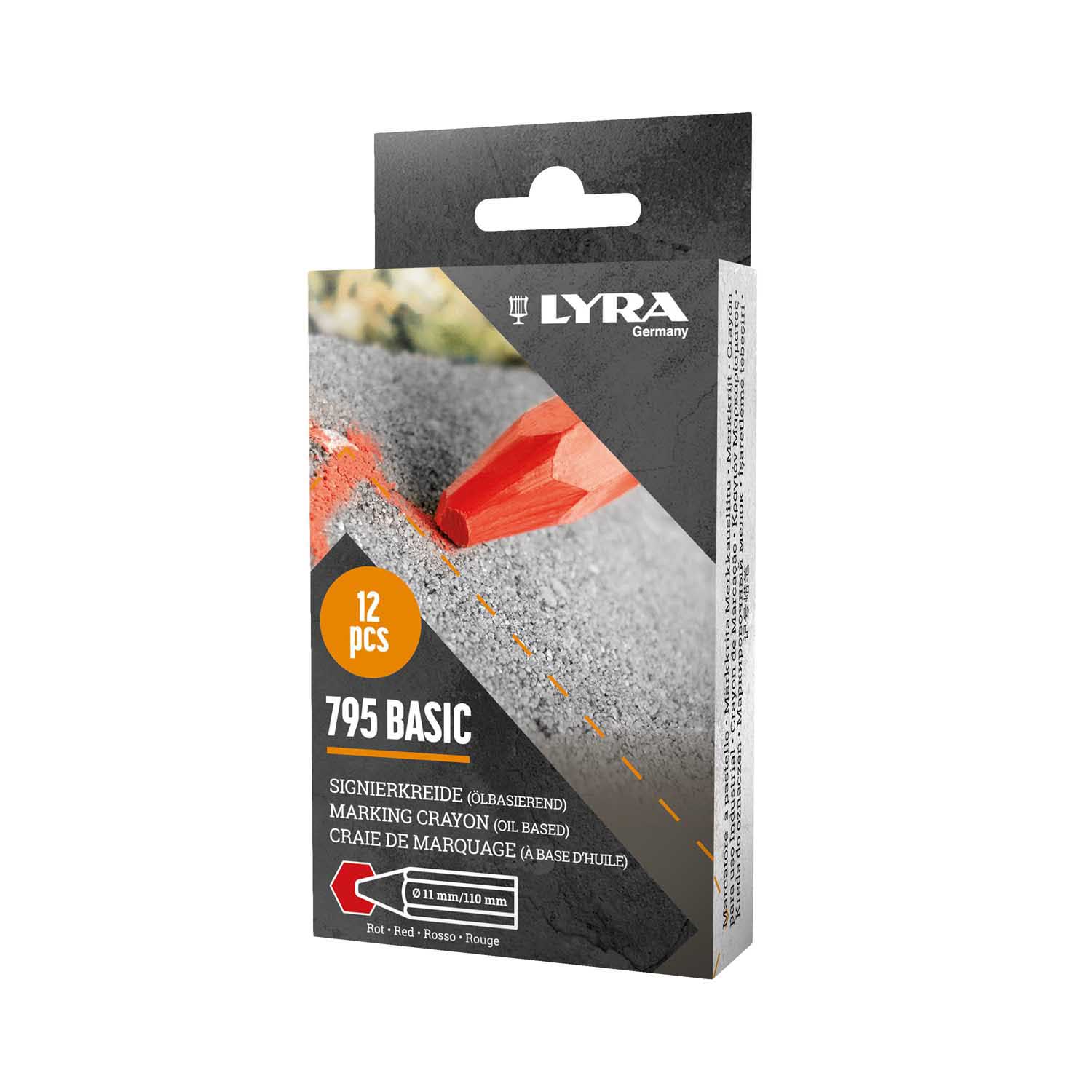 L4850017 LYRA KREDA ULJANA UNIVERZALNA CRVENA 12/1 BASIC 795