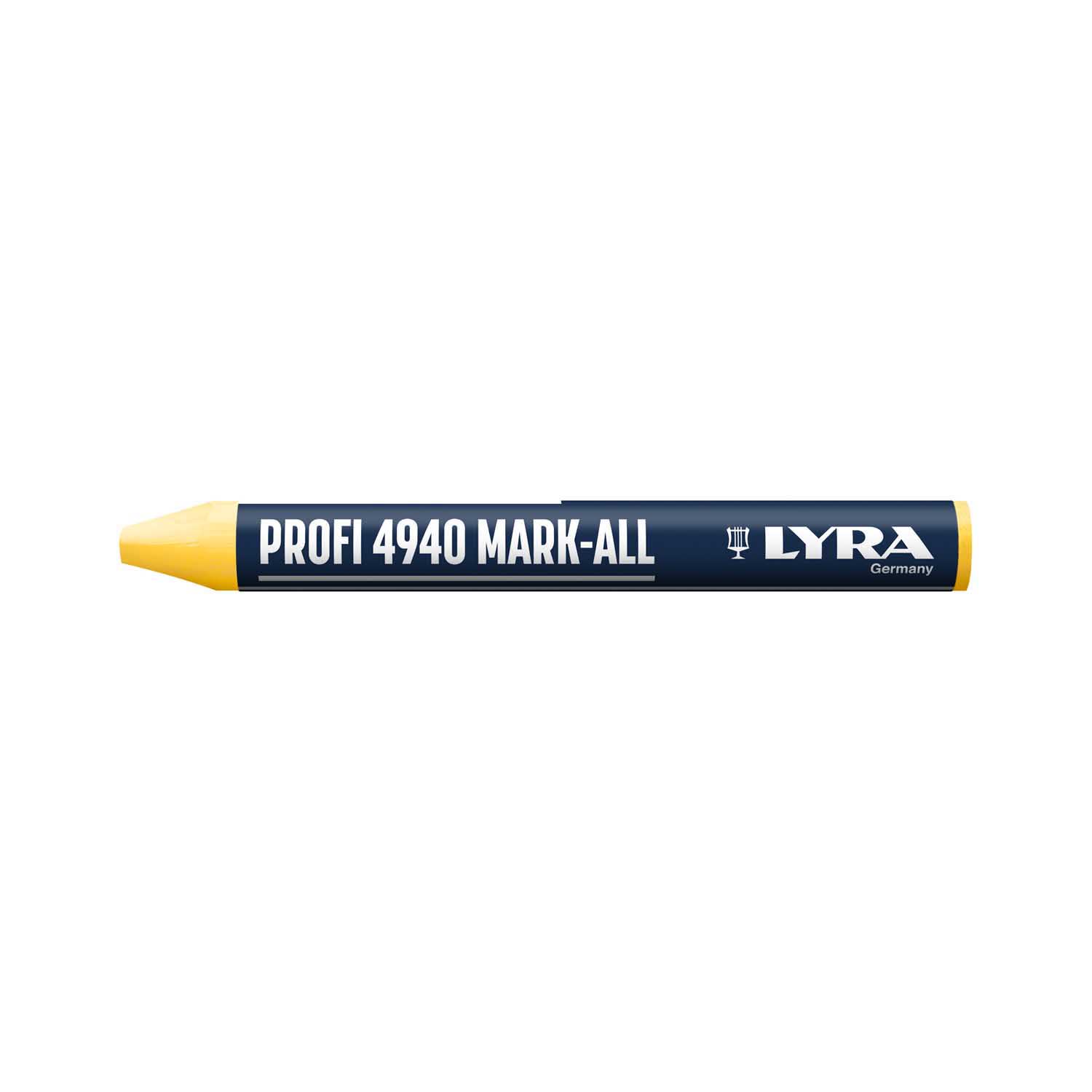 L4940007 LYRA KREDA ZA GUME ŽUTA 12/1 PROFI 4940