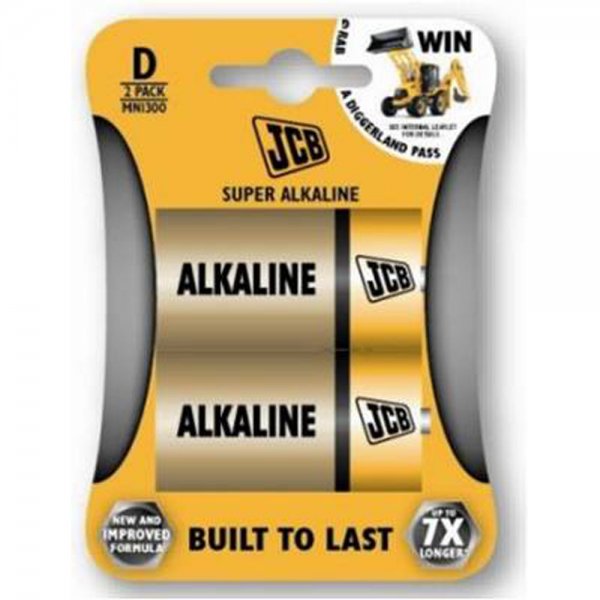 BATERIJA JCB SUPER ALKALNA LR20, 1,5V, D, 2/1