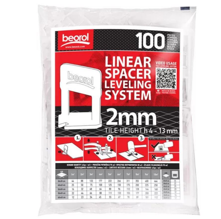 BEOROL BAZA ZA NIVELIRANJE 2MM, 100/1