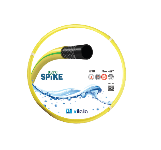 RR429350 CRIJEVO VRTNO ŽUTO AGRO SPIKE 3/4", 50 M