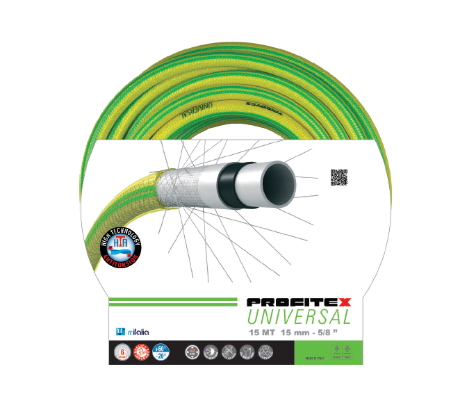 RR458350 CRIJEVO VRTNO PROFITEX UNIVERSAL 3/4", 50 M