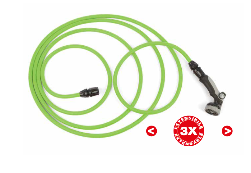 RRBXGR50 VRTNO CRIJEVO BAMBOO RASTEZLJIVO 5-15 M ZELENO + PIŠTOLJ