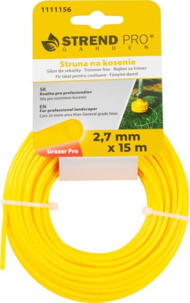 ST1111156 PLASTIČNA NIT ZA KOŠNJU TRAVE 2,7X15M OKRUGLI