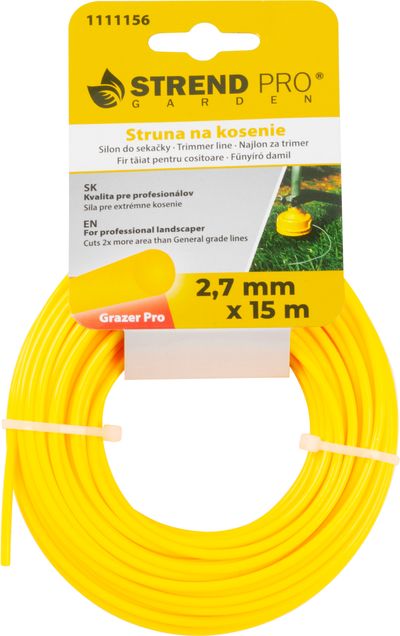 ST1111156 PLASTIČNA NIT ZA KOŠNJU TRAVE 2,7X15M OKRUGLI