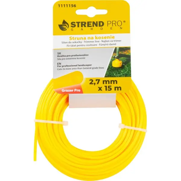 ST1111156 PLASTIČNA NIT ZA KOŠNJU TRAVE 2,7X15M OKRUGLI