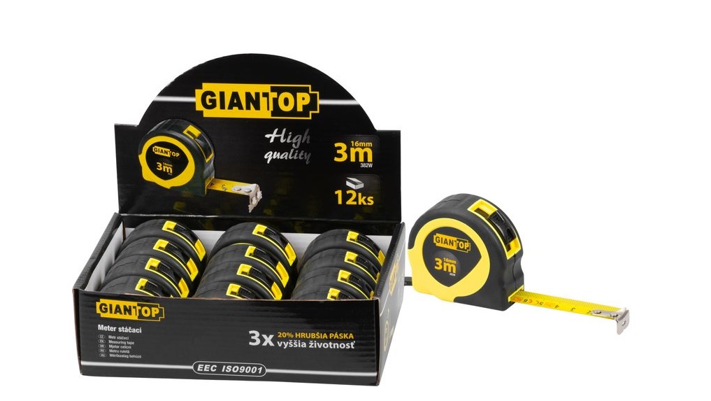 METAR GIANT ČELIČNI S KOČNICOM 3 M/16 MM, SELLBOX 12/1