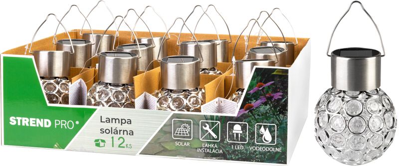 ST2171106 LAMPA SOLARNA 8x11 cm, 1x LED, AAA, 12/1