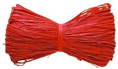 ST2212130 DEKORATIVNA TRAKA ZA VEZANJE, 50 GR, CRVENA