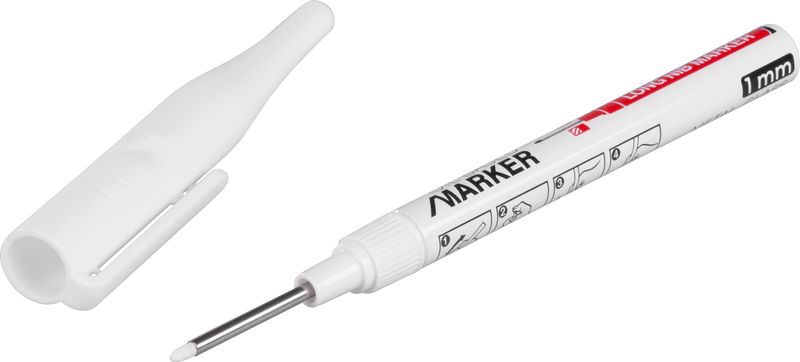 MARKER STREND PRO DUGAČKI VRH BIJELI  1/1 BLISTER