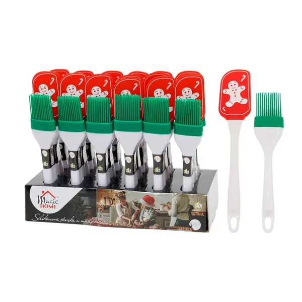 SILIKONSKA LOPATICA I KIST ZA PEČENJE/KUHANJE BOŽIĆNA, SELLBOX 18/1