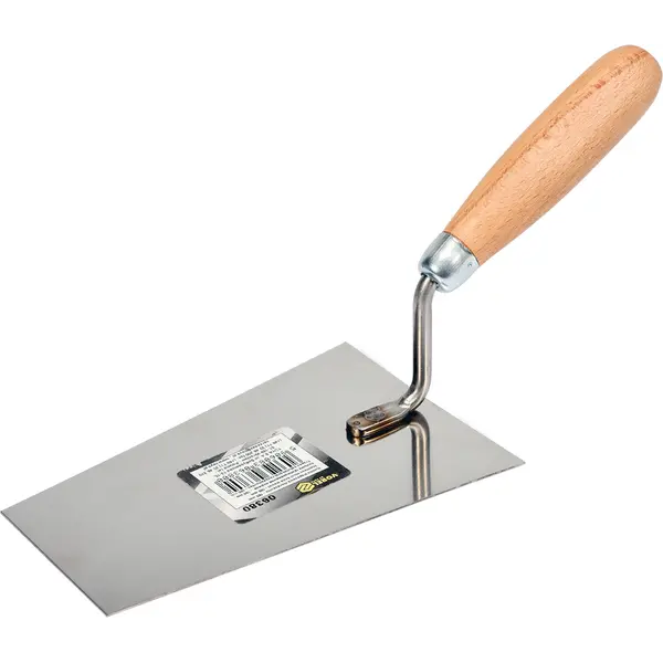T06380 ŽLICA ZIDARSKA 180MM INOX KVADRATNA