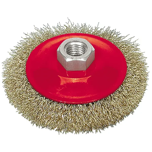 T06972 ŽIČANA ČETKA RAVNA ZA BRUSILICU 100MM