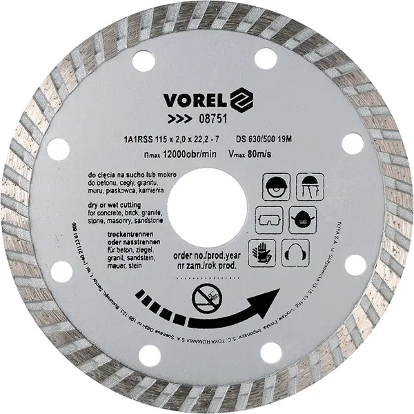 PLOČA DIAMANTNA TURBO 115MM