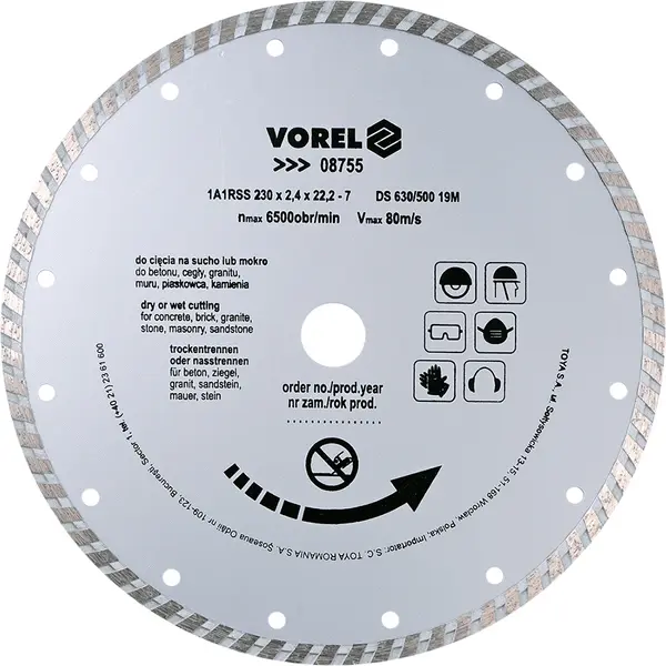 PLOČA DIAMANTNA TURBO 230MM