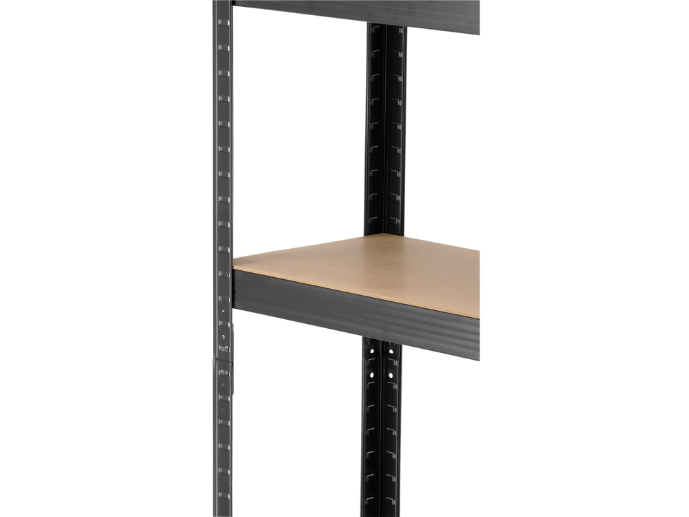 T78486 POLICA METALNA 180X90X40CM CRNA 5 POLICA