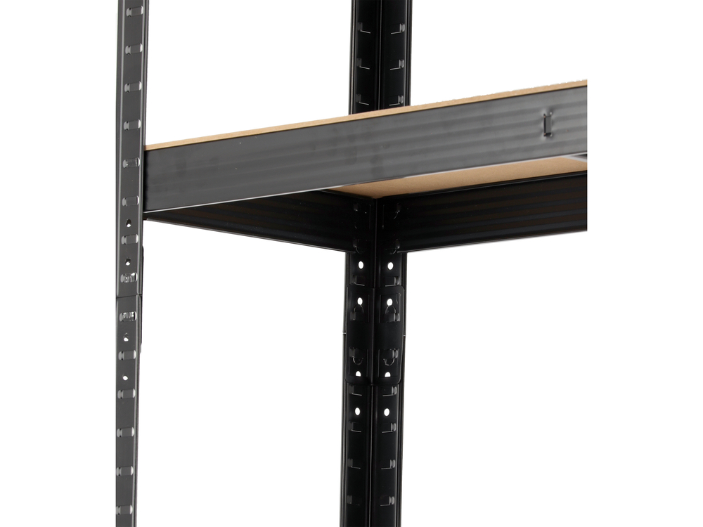 T78486 POLICA METALNA 180X90X40CM CRNA 5 POLICA