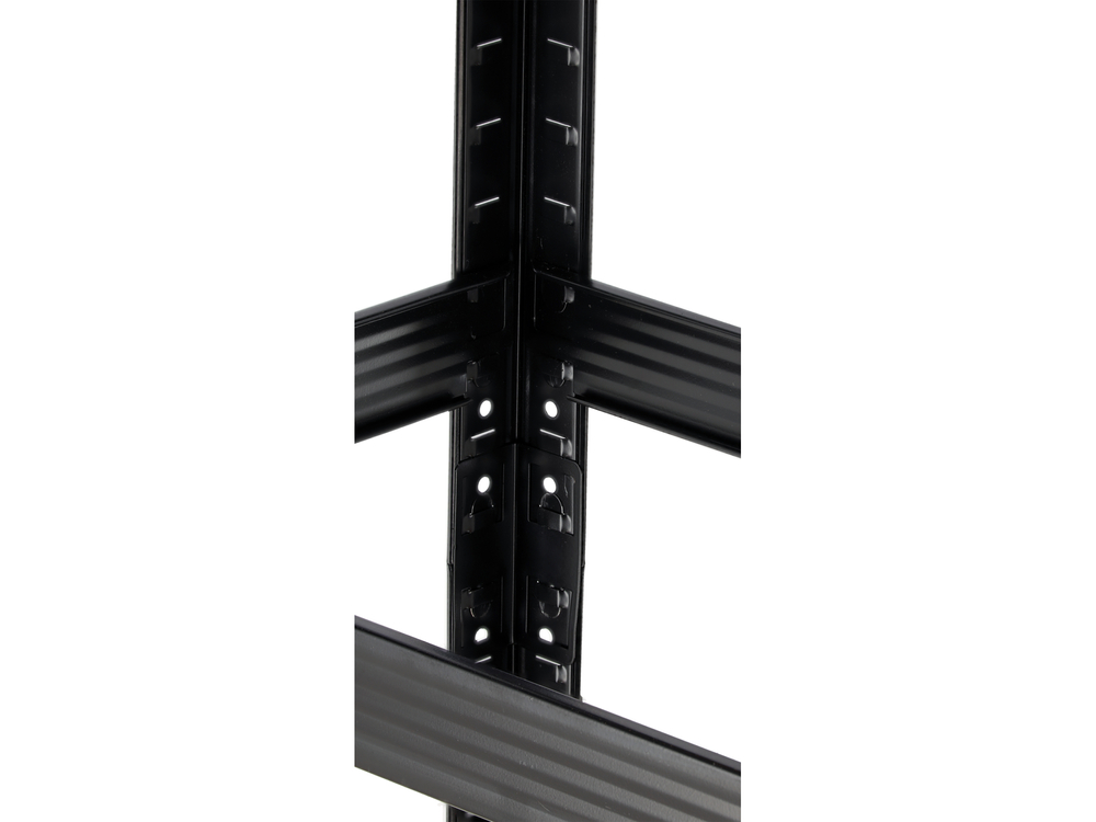 T78486 POLICA METALNA 180X90X40CM CRNA 5 POLICA