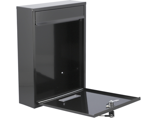 T78555 POŠTANSKI SANDUČIĆ 360X260X80MM METALNI CRNI
